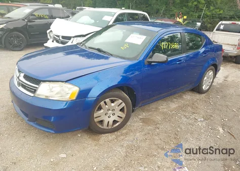 2013 Dodge Avenger Se from USA, damaged, VIN 1C3CDZAB4DN720727